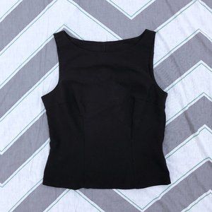 My Michelle Black Sleeveless Shell Blouse